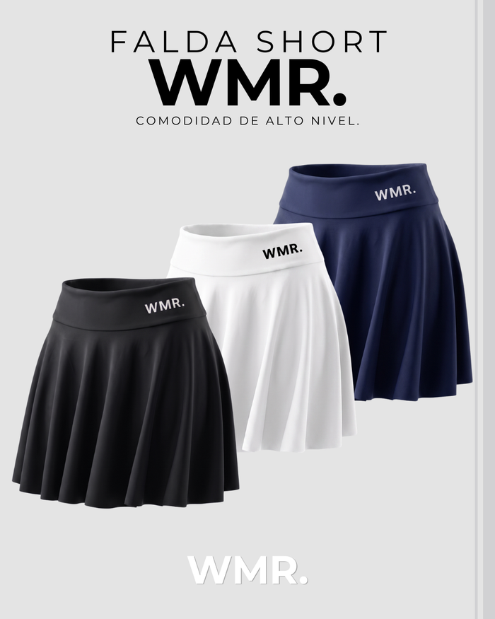PACK X3 FALDA SHORT WMR