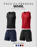 REF. 1111 | Pack x4 - 2 Camisillas + 2 Novak WMR.