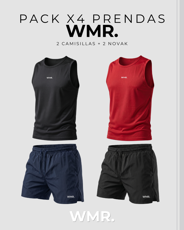 REF. 1111 | Pack x4 - 2 Camisillas + 2 Novak WMR.